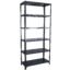 Mil-Nil Prime CRC Sheet 6 Shelf Slotted Angle Rack | Rack for Storage Multipurpose | 24 Gauge Shelves, 16 Gauge Angle Bar | Adjustable Shelves for Home, Office & Shop (78 x 36 x 15 Inch, Grey)