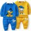 Minicult Kids Cotton Co-ords Full Sleeve Sweatshirt and Pant Set with Character Print
