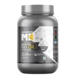 MuscleBlaze Biozyme Iso-Zero, Low Carb Whey Protein Isolate Powder, 27g Isolate Whey Per Scoop (Unflavoured, 1kg / 2.2lbs) with USA Patent-Published Enhanced Absorption Formula (EAF)