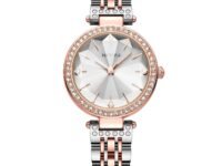 NIBOSI Women Stainless Steel Watches Analog Rose Gold Band and Square Dial Women's Watch for Girls&Miss&Ladies Diamond Studded with Stylish Watches Waterproof