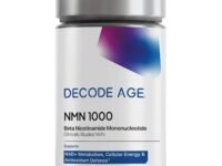 NMN Supplement 1000mg | 99% Pure NMN for Anti-Aging, NAD+ Boost & Cellular Energy | High Absorption Nicotinamide Mononucleotide | Longevity & DNA Repair Support | Decode Age