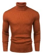 NORTHWIND Men's High Turtle Neck Cotton T-Shirt