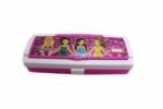 NeoKiddo Very Beautiful Princess Plastic Pencil Box Geometry Stationery Organizer Fairy Tale Theme Design for Kids
