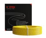 Nortek Vaaya PVC Insulated 2.5 mm wire for home wiring Flame And Heat Retardant Electrical Wire 90 Meters (Yellow)