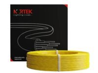 Nortek Vaaya PVC Insulated 2.5 mm wire for home wiring Flame And Heat Retardant Electrical Wire 90 Meters (Yellow)