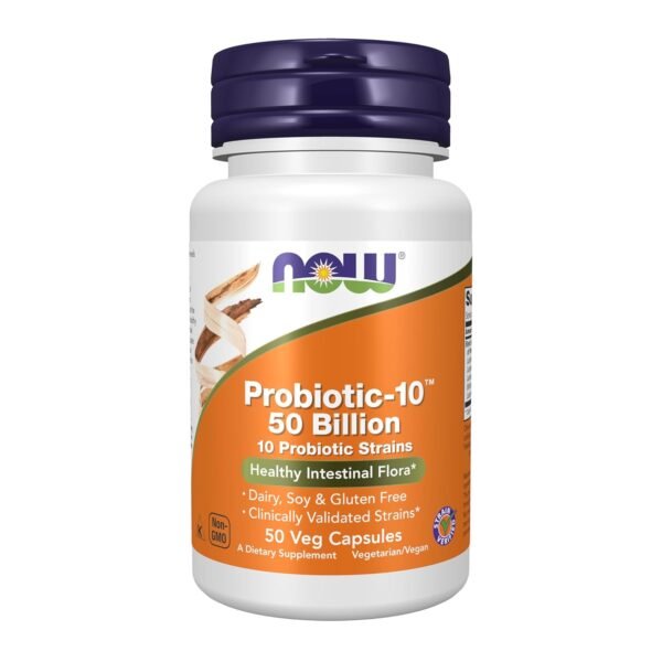 Now Foods Probiotic-10-Pack Of 50 Veg Capsules