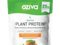 OZiva Bioactive Plant Protein (Chocolate) 1kg | 25g Protein,5.5 BCAA| Pea Isolate| Plant based Protein Powder for Women & Men | Essential Amino Acids| Vegan Protein supplement, Clean, Sugar free
