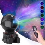 One94Store Astronaut Galaxy Projector Star Night Light – 360° Rotating LED Nebula Lamp with Remote, Timer & Adjustable Head for Kids Room, Bedroom, Home & Party Décor (Star Astronaut, Black)