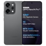 Oppo Reno14Pro 5G (Titanium Grey, 12GB RAM, 256GB Storage)