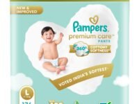 Pampers Premium Care | Pant Style, Large Size, 176 Count | 360 Cotton Softness Diaper |Anti Rash Diaper with Aloe Vera and 100% Leak Proof Protection | (88 Count, Pack of 2)
