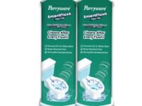 Parryware SmartFlush In-Cistern Automatic Toilet Bowl Cleaner - Aqua 750 (FRAGRANCE FREE) I PACK OF 2 I Lasts upto 600* Flushes | 99.9% Disinfection | Cleans after every flushes | FCSF0207