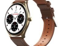 Pebble Royale Legend | 1.43" AMOLED Display | Ultra-Slim Premium Build | Always-On Display | Bluetooth Calling | Health Tracking & Smart Features (Brown)