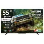 Philips 138 cm (55 inch) QLED MINI LED Smart Frameless Google TV 55MLED610/94