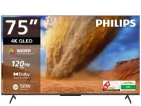 Philips 190 cm (75 inches) 8300 Series 4K Ultra HD Smart QLED Google TV 75PQT8300/94