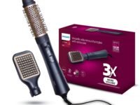 Philips 2-in-1 Airstyler | India’s No.1 Hair Styling Brand | 3X Volume | 50% Less Hair Breakage | Hot Air Brush/Volumizer | 2 Attachments for Straight, Wavy, Curly Looks | 3 Heat Settings | Cool Shot
