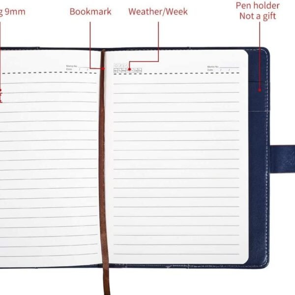 Premium Hard Cover Diary with Combination Lock - Secure Private Journal for Students and Office Use - Elegant Notebook for Writing Ideas Memories (1 Pcs) (Wine Red)