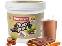 🥞 Pure Temptation Chocolate Spread with Cocoa 🍫 | Hazelnut Chocolate Cream 🌰 for Bread 🍞, Smoothies 🥤, Fudge 🍰, Cakes 🎂, Choco Shakes 🥤, Sandwich 🥪, Roti 🌮, Fruits 🍓 & Perfect for Breakfast ☕ | 🌱 100% Vegetarian, Protein-Rich | Pack of 1 – 1 Kg