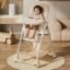 R for Rabbit Marshmallow High Chair for Baby, Multiple Recline Position, High Chair with 7 Level Height Adjustment and 3-Recline Modes with adjustable Footrest, 6 Months to 5 Years (Beige)