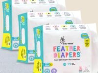 R for Rabbit XS New Born Premium Feather Diaper Pant Style for Baby 0 to 5 kgs, 66 Count (22 Count, Pack Of 3)