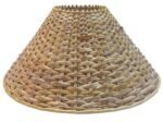 RDC Round Cane Lamp Shade for Table or Floor Lamp (13-inches)