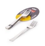 RITU Royal Stainless Steel Fruit Forks Set of 6 Silver Mini Reusable Cutlery for Fruits Snacks Desserts Lightweight Durable Forks for Daily Use Lunchboxes Parties Small Gatherings Rust Resistant