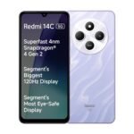 Redmi 14C 5G (Stardust Purple, 4GB RAM, 64GB Storage) | Superfast 4nm Snapdragon 4 Gen 2 | 120Hz 17.47cm (6.88”) Display | 5160mAh Battery | 50MP Dual Camera | Premium Starlight Design
