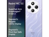Redmi 14C 5G (Stardust Purple, 4GB RAM, 64GB Storage) | Superfast 4nm Snapdragon 4 Gen 2 | 120Hz 17.47cm (6.88”) Display | 5160mAh Battery | 50MP Dual Camera | Premium Starlight Design