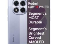 Redmi Note 14 Pro 5G Phantom Purple 8GB RAM 128GB Storage|50 MP Sony Camera Setup|Corning Gorilla Glass Victus 2 | 1.5K 3D Curved AMOLED | Mediatek Dimensity 7300- Ultra