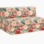 Rosebell 2 - Seater Foldable Printed Sofa Cum Bed (4 x 6 Feet) with Washable Cover | Multicolor | Ideal for Living Room, Office & Guest Room