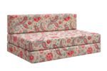 Rosebell Foldable Printed Three Seater Sofa Cum Bed, Sofa Bed 5 X 6 Feet, Washable Cover- Perfect for Living Room & Office, Guest Room - Multicolor