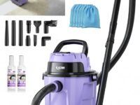 SEZNIK Mighty Wet and Dry Vacuum Cleaner for Home | Spot Cleaning & Blowing | 1300Watt, 20KPA Suction | 9 Attachments | 6m BIS Cord | Includes 1 Year Maintenance Kit Worth ₹2699