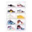 SNEAKARE Stackable Shoe Storage Box | Heavy Duty Plastic Sneaker Crate with Magnetic Door | Shoe Organizer for Men & Women | Fits Upto UK 14 | Durable Shoe Storage Box Clear Pack of-10