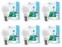 SYSKA Ssk-Srl-9W- Base B22D 9-Watt Led Bulb (Pack Of 6, Cool Day Light)