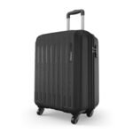 Safari Cabin Genius Alley 55cm Trolley Bag Hard Case Polypropylene, 4 Spinner Wheels, 360 Degree Wheeling Carry on Luggage, Travel Bag, Suitcase for Travel, Trolley Bags for Travel, Black