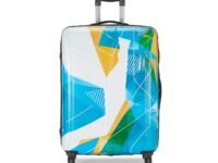 Safari Luma 77 Cms Large Check-in Trolley Bag Hard Case Polycarbonate 4 Wheels 360 Degree Wheeling System Luggage, Trolley Bags for Travel, Suitcase for Travel, Multicolour