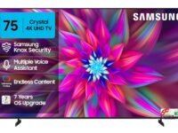 Samsung 189 cm (75 inches) Crystal 4K Ultra HD Smart LED TV UA75UE85AFULXL (Black)
