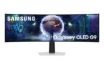 Samsung 49" (124.4cm) Odyssey OLED G9 Curved Gaming Monitor|Dual QHD 5120 x 1440|240Hz|0.03ms|DCI 99%|OLED Safeguard|FreeSync Premium Pro|G-Sync|Quantum Dot|HDR10+ Gaming|HAS|LS49DG930SWXXL|Silver