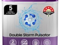 Samsung 7 kg, 5 star, Semi Automatic Top Load Washing Machine (WT70M3000UU/TL, Air Turbo Drying, LIGHT GRAY, 5 Year Warranty on Wash Motor)