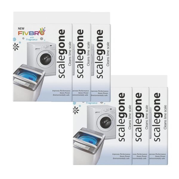 Scalegone Powder Any Washing Machine Cleaner Multi-Purpose Cleaner for Home Appliances,(Pack of 6, Each-100g)