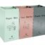 Separate Recycling Bin for Kitchen Home - Indoor Recycle Bins (Pink, Green, Gray) Waste Trash Sorting Bins, Reusable Waterproof Affordable Recycle Bags, Pack of 3 Bags