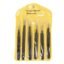 Sky Black Anti-Static ESD Tweezer Set - 6 Pcs, Stainless Steel, Curved & Pointy Tips, For Electronics, Craft, Jewelry & Lab Work