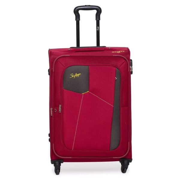 Skybags Rubik Polyester 68 Cms Softsided Check-in Luggage (RED)