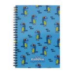 Smily Kiddos A5 Lined Notebook Dino Theme Blue