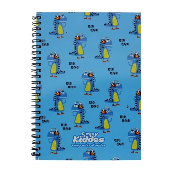 Smily Kiddos A5 Lined Notebook Dino Theme Blue