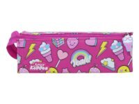 Smily Tray Pencil Case for Kids | Spacious Zipper Pencil Pouch | Durable Polyester, Lightweight, Cute Stationery Organizer for School – 22x7x7 cm