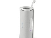 Sony ULT Field 1 Wireless Bluetooth Speaker, 12hrs Playtime, Massive Bass, Hands Free Calling, IP67 Water, Dust & Rustproof, Sound Connect App-White