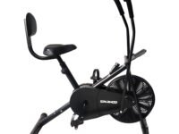 Sparnod SAB-05 Air Bike Exercise Cycle for Home Gym with Back Support | Full Body Workout – Arms & Legs Dual Action | Adjustable Resistance | 120 KG Maximum User Weight & 1-Year Warranty