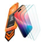 Spigen AlignMaster S Tempered Glass Screen Protector Guard for iPhone 17 Pro [3 Pack]