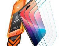 Spigen AlignMaster S Tempered Glass Screen Protector Guard for iPhone 17 Pro [3 Pack]