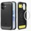 Spigen Rugged Armor MagFit Back Cover Case Compatible with iPhone 17 (TPU + Poly Carbonate | Matte Black)